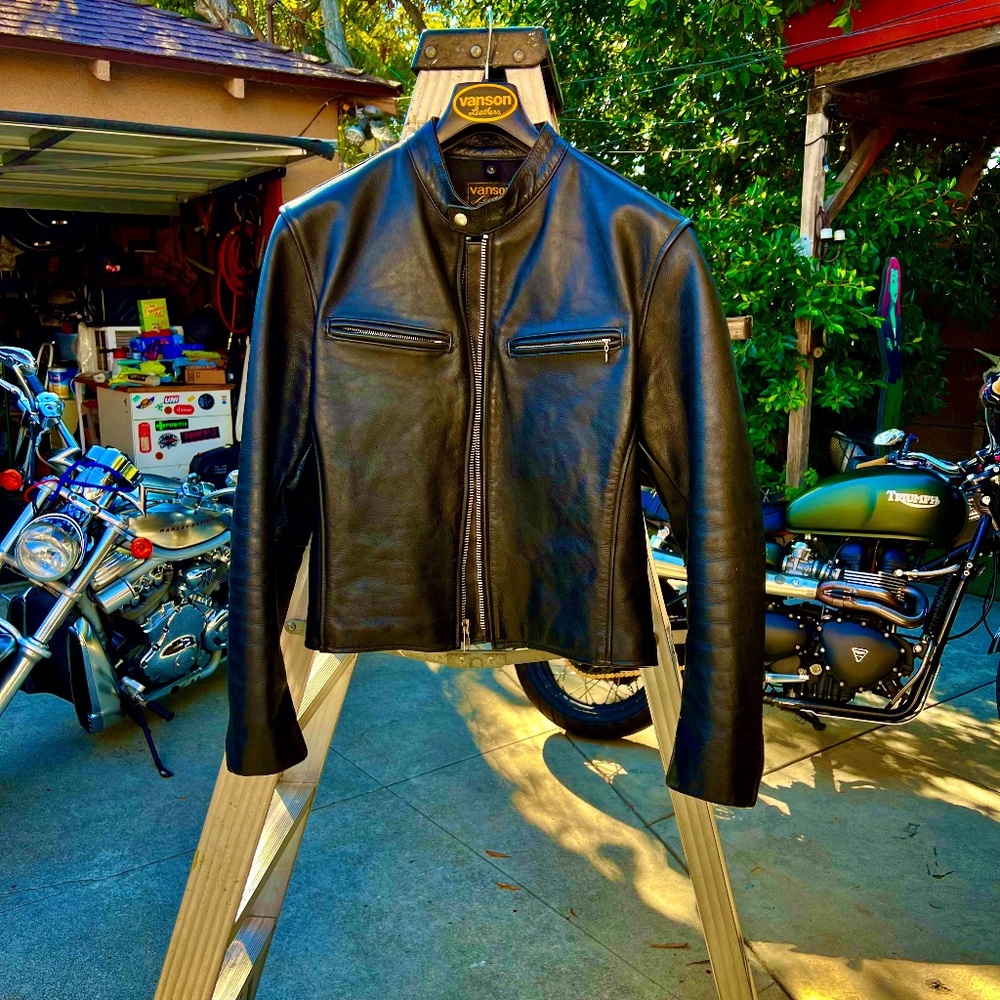 Vanson Comet Motorcycle Jacket Competition Weight